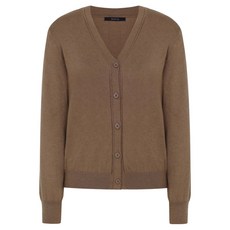 kenneth lady 女款基本素色V領羊毛開襟衫