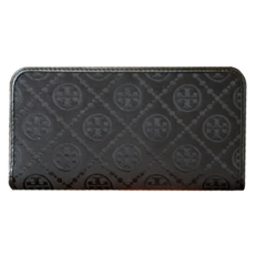 TORY BURCH 緹花滿版LOGO對開長夾 S10152141