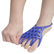Herbzene 全身清爽足部健康伸展帶 雙腳穿戴組 藍色, 1套