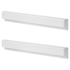 壁掛式洗面乳牙膏夾, 2個, 白色