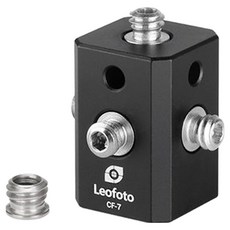 Leofoto 徠圖 萬向轉接座 + 螺絲 5顆 總代理公司貨, 1個, CF-7