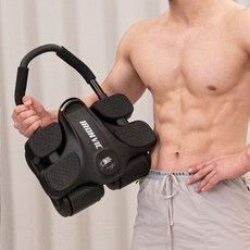 ironvic Quatra 棒式健腹輪 腹肌運動器材, 黑色, IRVCA00027