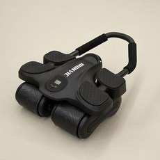 ironvic Quadra 平板AB滑輪腹肌運動器材, 黑色, IRVCA00027