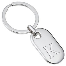 Philippi 字母鑰匙圈 K, 1個, 銀色