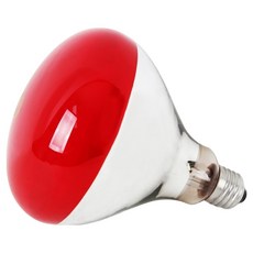 Taolla 浴室加熱燈 燈具 浴室燈泡 紅外線燈 紅色, 1個