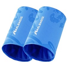 NAILEKESI 耐力克斯 순잠 運動用涼感吸水毛巾護腕, 2個, 藍色