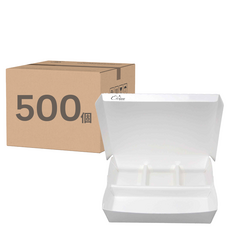 上下四格餐盒 空白D, 500個裝, 1箱