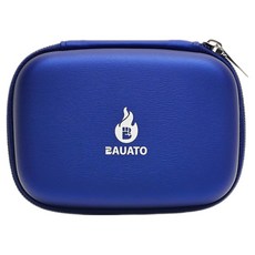 Bauato 旅行用防火防水數位線材充電器行動電源收納包 小號 D-B-0606, 1個, 深海軍藍