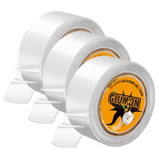 글루몬 자국없는 초강력 실리콘 클리어 겔 나노 양면 테이프 30mm x 3m, 3개 3개