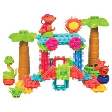 BRISTLE BLOCKS 叢林冒險系列 鬃毛積木 58p, 1套, 鬃毛積木 多色