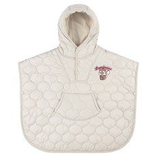 MilkBaby 嬰兒花栗鼠連帽斗篷絎縫披風