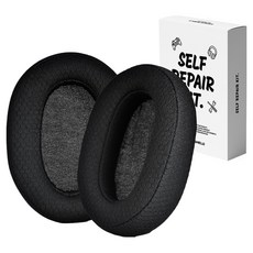 SPACE SHIELD Sony INZONE H5 相容耳機耳墊套 左右一組, 1套, 黑色, 單一商品