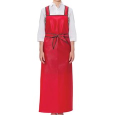 Yekyeong 單面網眼防水圍裙 H型 霧面 大 PO-3525, 1個, 紅色