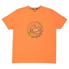 OUTDOOR 印花T恤 OD122405OGM, 橘色