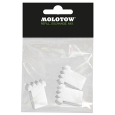 MOLOTOW Zig Zag Style 替換筆尖 鋸齒平尖 Tip/Filz 20mm, 3個裝, 單色