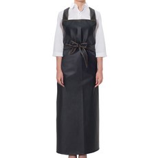 Yekyeong 單面網眼防水圍裙 H型 霧面 大 PO-3521, 1個, 黑色