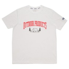 OUTDOOR PRODUCTS 印花T恤 OD122406WTS, 白色