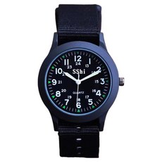 Soyo Sanghoe 防水軍人學生日常運動手錶, 黑色, 1個