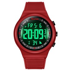 Soyo Sanghoe 防水多功能學生軍人運動手錶, 1個, 紅色