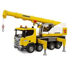 브루더 스카니아 슈퍼 560R 크레인 트럭 장난감 BR03571, 혼합색상, 1개
