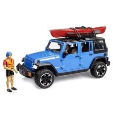 bruder Jeep Wrangler Rubicon和愛斯基摩艇組 BR02529, 1套, 混合顏色