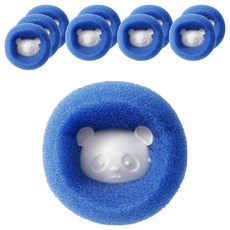 Sun and Dream 除塵熊貓洗滌球 洗衣球 6 x 6 cm, 10個, 藍色