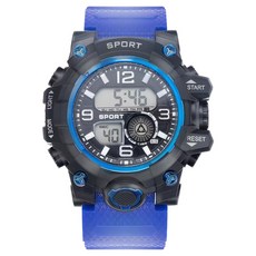 Soyo商會 軍人學生電子運動手錶, 1個, 藍色