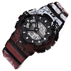 Soyo商會 學生 軍人 防水 運動手錶, 黑銀色, 1個