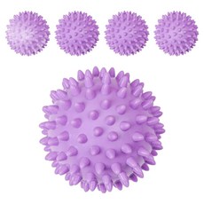Sun&Dream 魔術洗滌軟式洗衣球 5.5cm, 紫色, 5個