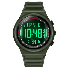 Soyo Sanghoe 防水多功能學生軍人運動手錶, 1個, 軍綠色