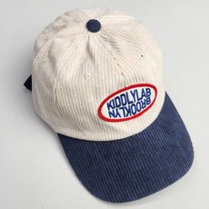 키들리 K LAB 배색 골덴 캡