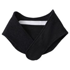 YOUNGGREEN 暖暖包口袋型 彈性纖維 脖圍, 黑色, 1個