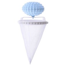 Sun & Dream 凹凸洗衣機過濾球 洗衣球 9.3 x 16.2 cm, 藍色, 1個