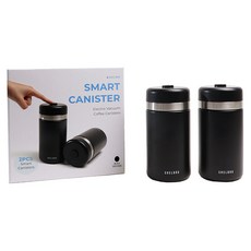 쉘브루 캐니스터 스텐, 블랙, 2개