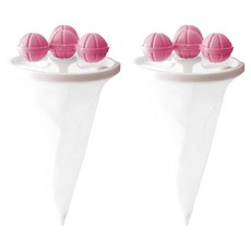 Sun & Dream 糖果色除塵過濾洗衣球 9.3 x 16.2 cm, 糖果粉, 2個