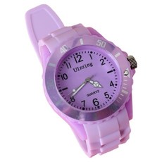소요상회 화사한 파스텔 스포츠 시계, 퍼플, 1개