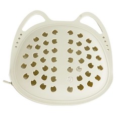 Sun & Dream 貓咪矽膠內衣洗衣袋 胸罩防變形 24.3 x 23.3 x 6 cm, 1個, 貓咪拉鍊款