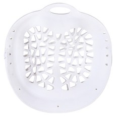 Sun & Dream Cats 矽膠內衣洗衣袋 胸罩防變形 22 x 22 x 6 cm, 1個, 白色拉鍊款