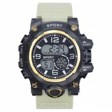 Soyo商會 軍人學生電子運動手錶, 1個, 米色