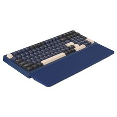 THINKWAY 矽膠87鍵無數字鍵盤 手腕托, 1個, Navy