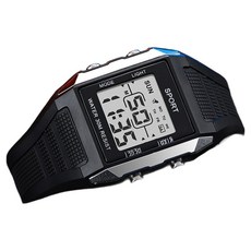 Soyo Sanghoe 學生軍人方形戶外防水運動手錶, 銀色, 1個