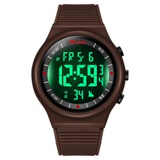 Soyo Sanghoe 防水多功能學生軍人運動手錶, 1個, 棕色