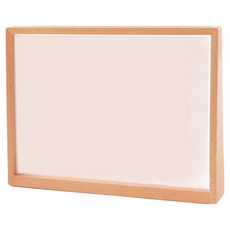 레디박스 스탠드 테이블 액자 가로형, 원목색, 1개