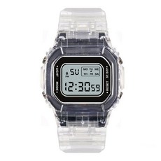 Soyo Sanghoe 方形學生運動手錶, 1個, 黑色