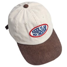 Kidvely K-LAB 配色燈芯絨棒球帽