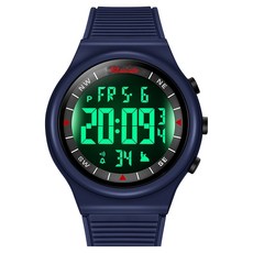 Soyo Sanghoe 防水多功能學生軍人運動手錶, 1個, 藍色