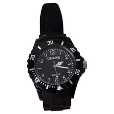 Soyo商會 華麗粉彩運動手錶, 1個, 黑色