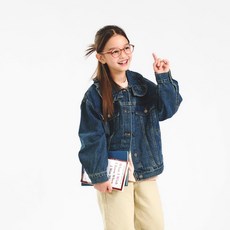 jkids 蘿拉荷葉邊領牛仔外套 J9263