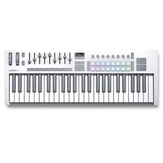 novation Launchkey 49 Mk4 MIDI 控制器, 1個, 白色, 單一商品