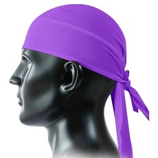 Graedada 吸汗劍道毛巾 頭巾, 1個, 紫色